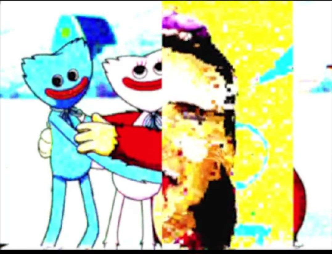 mascotmassacre's tweet image. 🚨 NEW POPPY PLAYTIME CHARACTER.

A mysterious image from the ARG shows Kissy Missy and Huggy Wuggy being hugged by an UNKNOWN RED CHARACTER 👀... WHO ARE YOU?

#PoppyPlaytime #PoppyPlaytimeChapter5