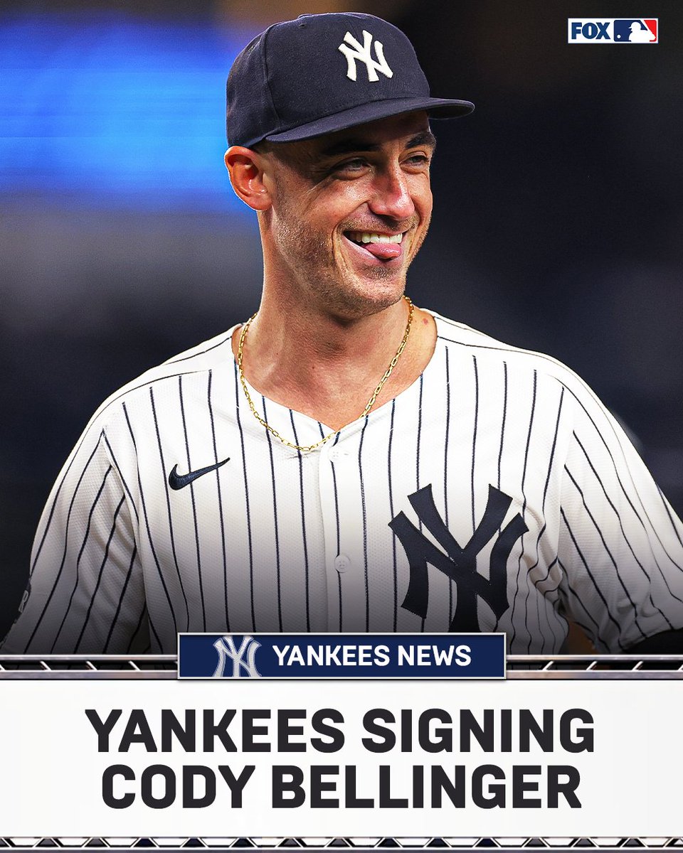 BREAKING 🚨 The Yankees are signing Cody Bellinger to a five-year deal, per multiple reports