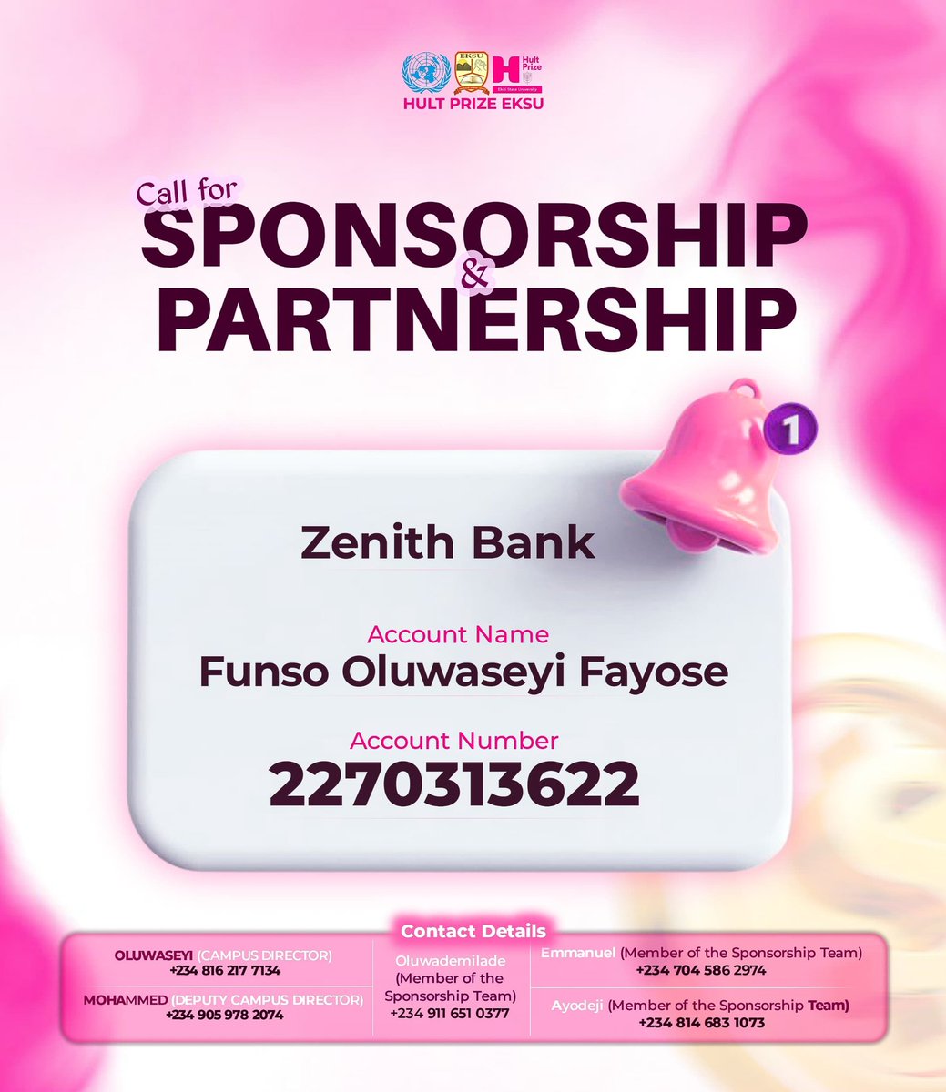 EksuHultprize's tweet photo. https://t.co/DkRVODpgl2