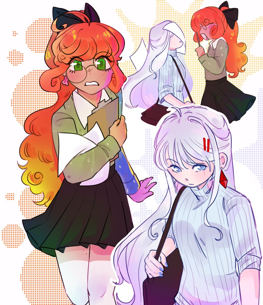 rubybrainrot's tweet image. modern frostbyte :3 #rwby