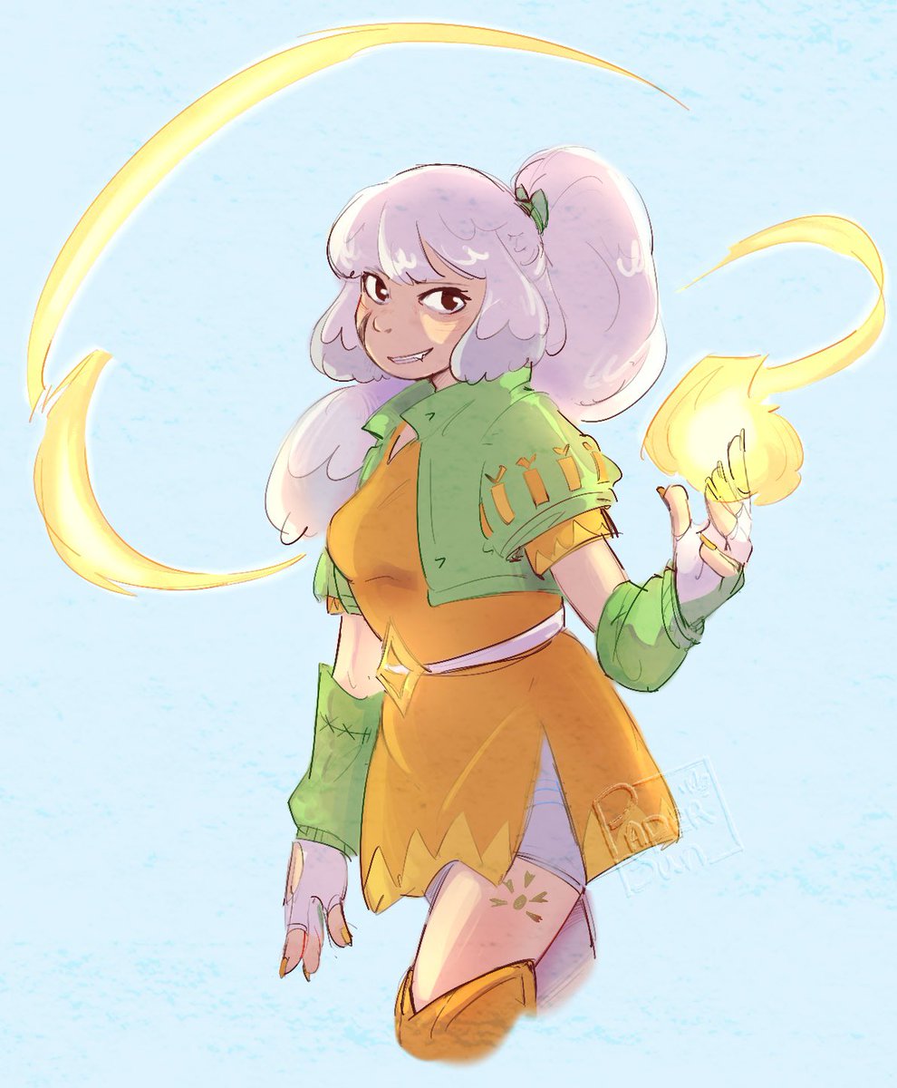 Adult Maïra! ⊂(´･◡･⊂ )∘˚˳°
💛 Fanchild OC 💚
One day, I’ll explain her backstory

#fanchild #undertaleAU