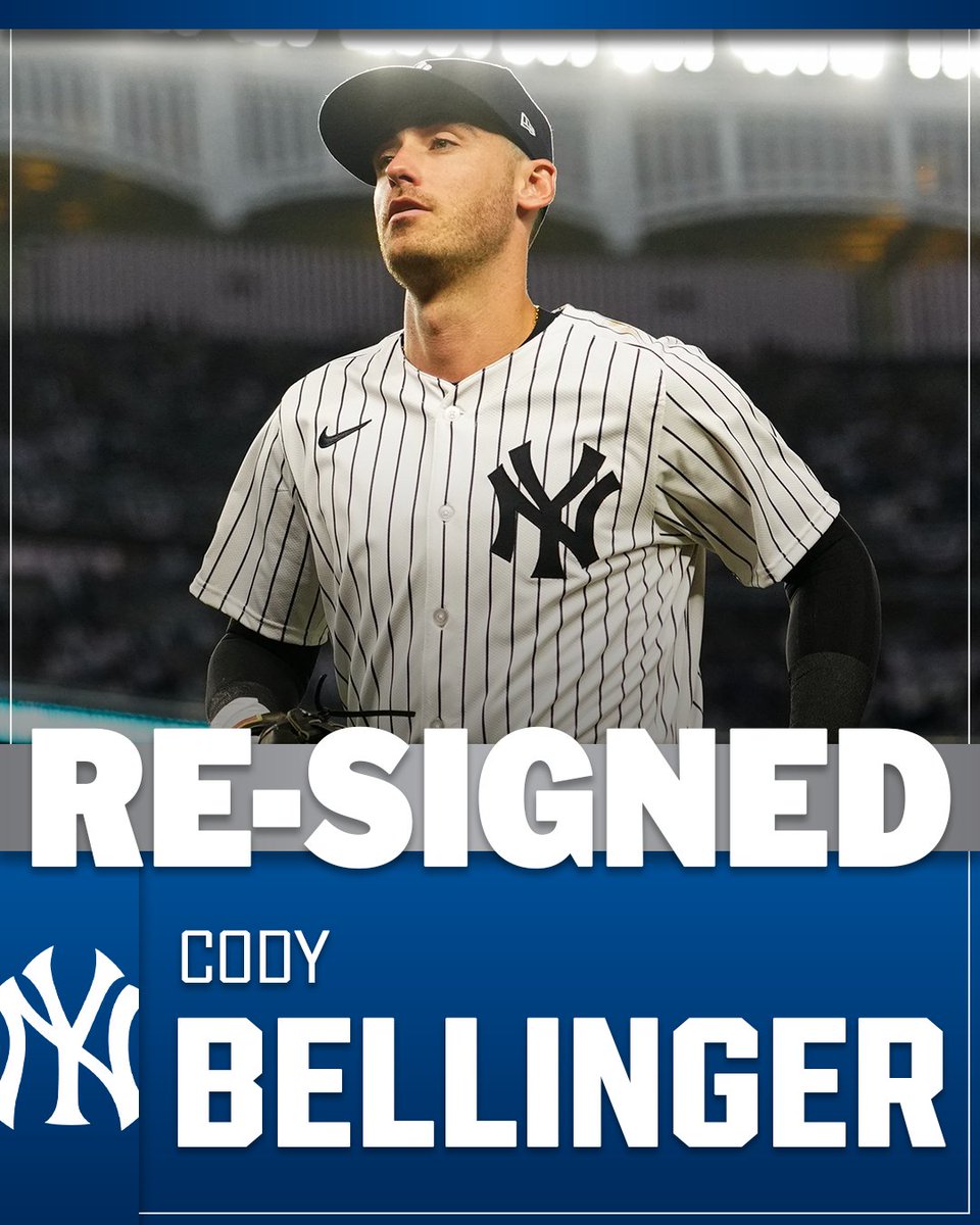 BREAKING: Cody Bellinger has reportedly agreed to a five-year contract with the New York Yankees.