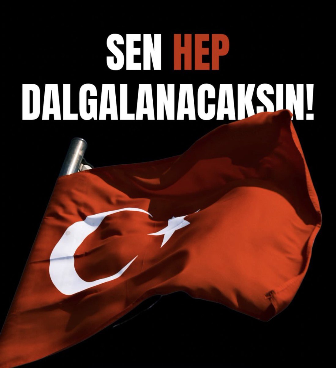Sevene gölgesi, sevmeyene direği yeter! Kimse bu milletin sabrını sınamasın, değil barış kavgaya muhtaç hale gelirsiniz!! #BayrakOnurumuzdur
#BayrakNamustur 
#BayrakVatandir 
#BayrakNamusturCiğnetmeyiz