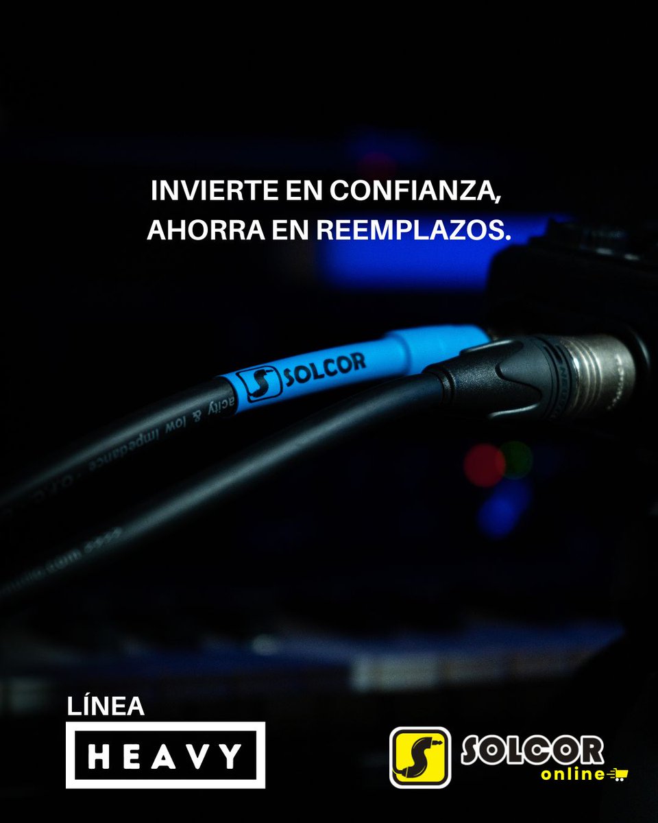 Te invitamos a leer: Por qué la Línea HEAVY de SOLCOR es tu mejor aliadahttps://solcoraudio.com/por-que-la-linea-heavy-de-solcor-es-tu-mejor-aliada/ #solcor #cablesparainstrumentos #audio #cablesparaaudio