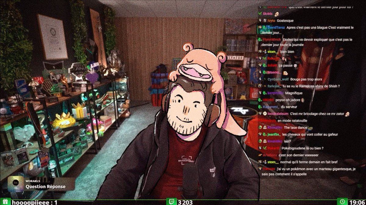 gomar_melade's tweet photo. La nouvelle mascotte de la chaine pour le dernier jour du serveur https://t.co/pcfFJhgIi7