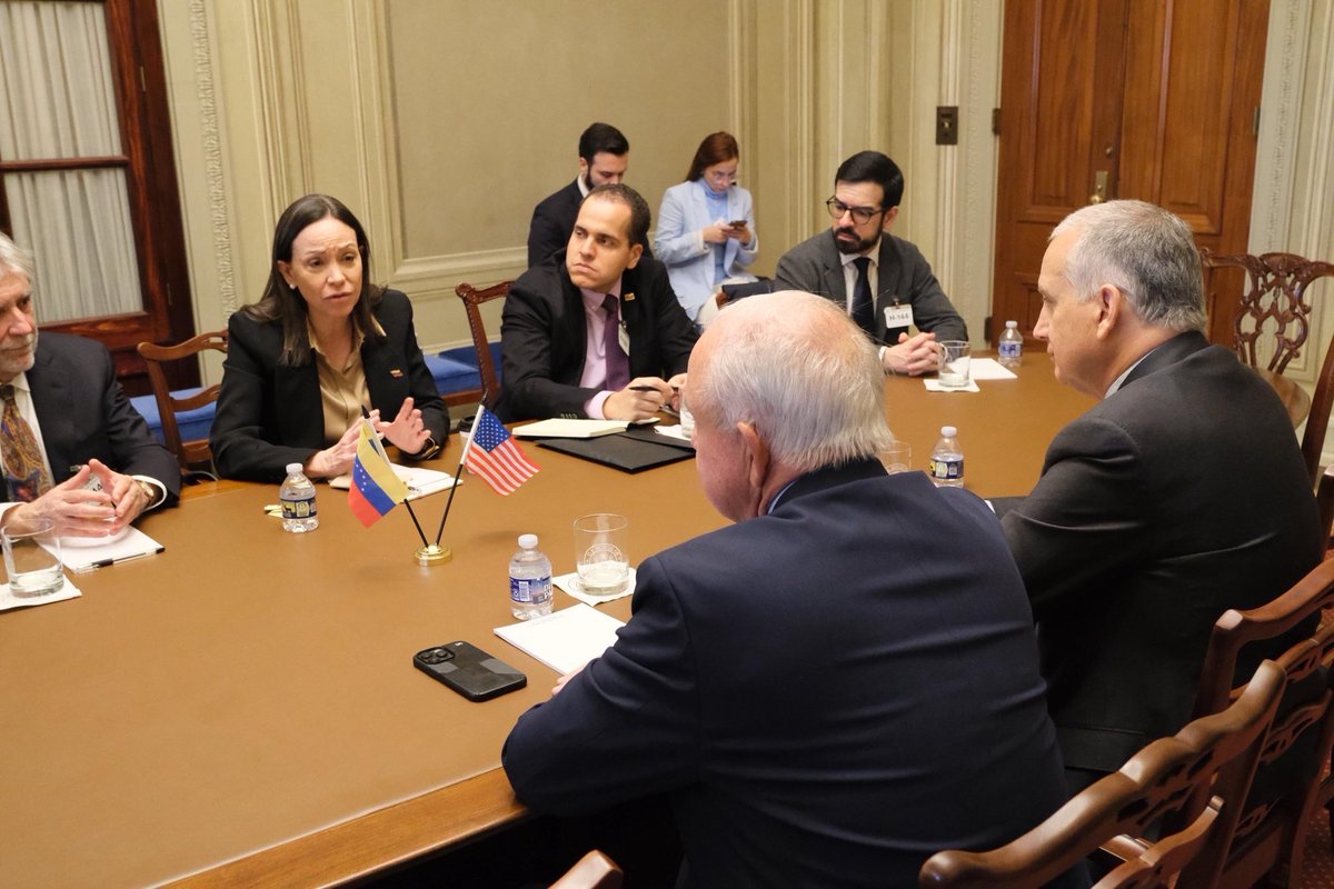 🇺🇸🇻🇪 <a href="/MariaCorinaYA/">María Corina Machado</a> is Venezuela’s Iron Lady and brave liberator. She has survived years of repression, unjust and targeted indictments, and even threats to her life. Still, she has united her people, both in Venezuela and across the diaspora, through a remarkable movement.