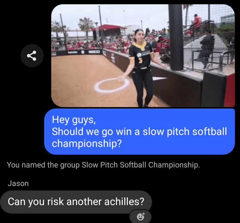 Early returns at the big slow pitch return are not overzealous.
#infiniteERA
#popgoestheachilles
#champions
