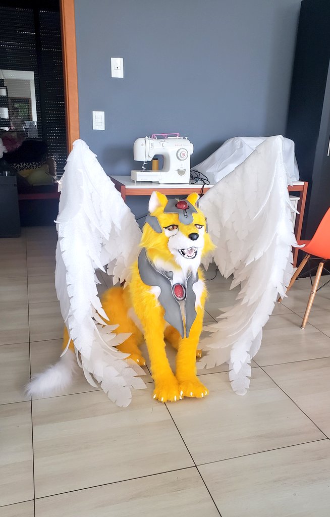 _Witchiko's tweet photo. Kerberos from Sakura Card Captors by me 💛 I will see if I need to put more details on him or not 💛 https://t.co/6b4HyO1onJ