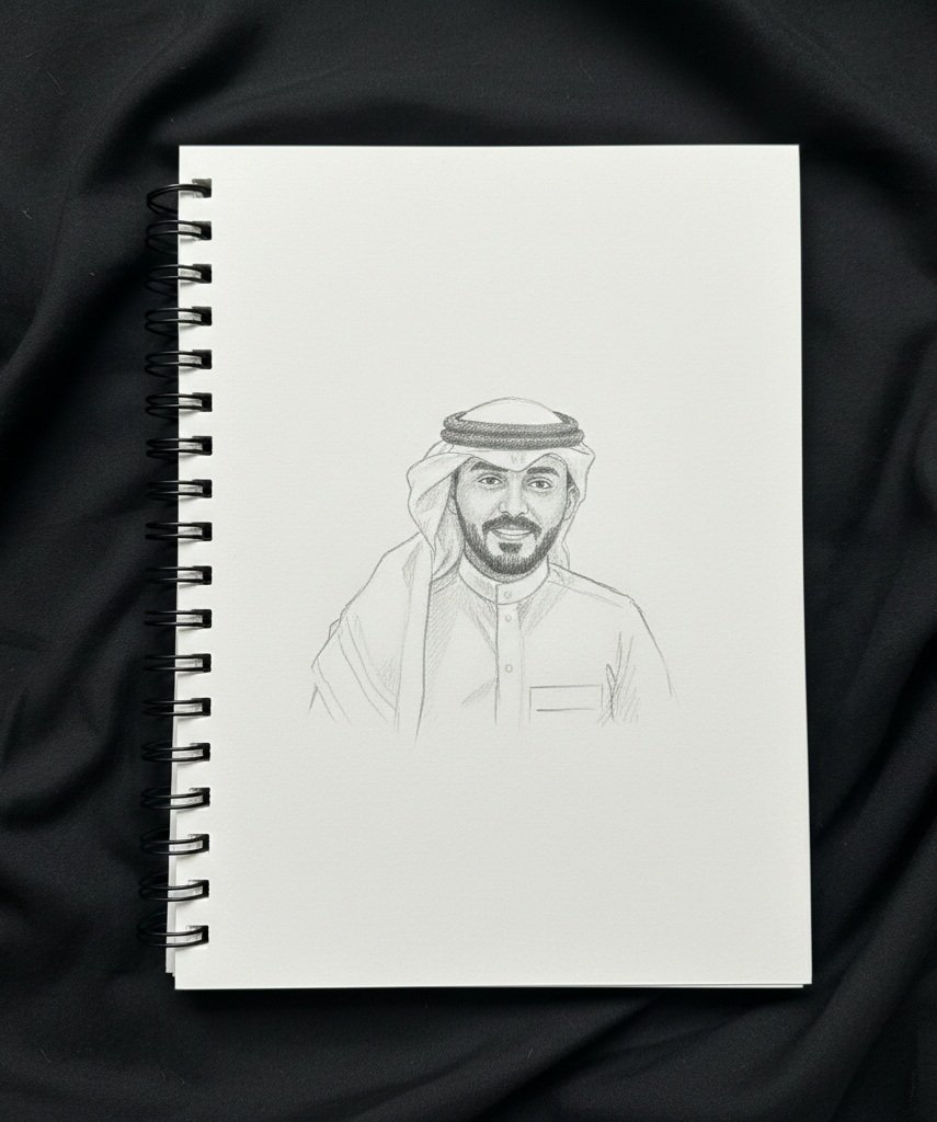 <a href="/__al7rbe/">عبد الرحمن عبيدالله الحربي</a> 
السلام عليكم
حبيت اشاركك رسمة رسمتها لصورتك واتمنى تنال اعجابك 
تشجيعك لي لو بهدية بسيطة يسعدني كثير 🤍