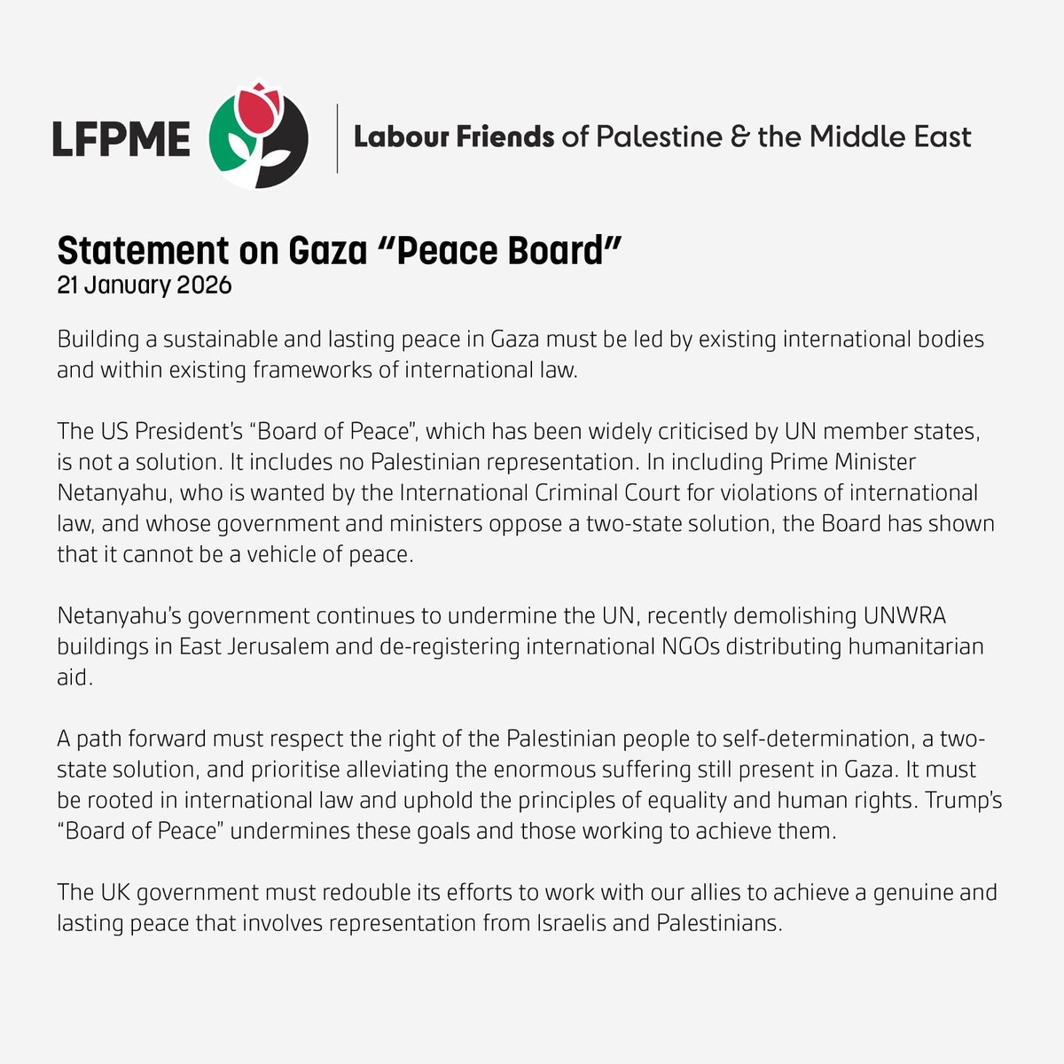 Labour Friends of Palestine & the Middle East tweet media