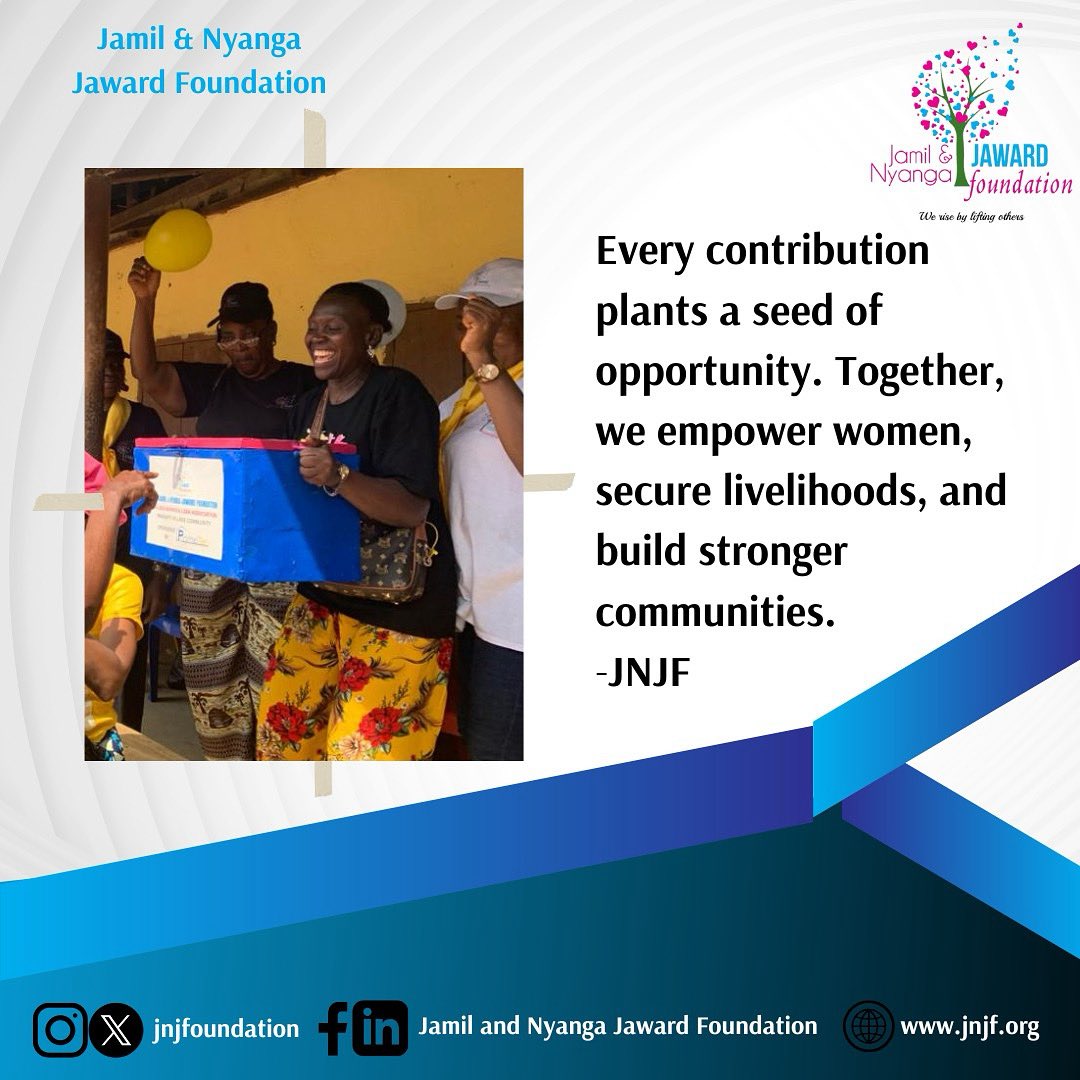 The Jamil and Nyanga Jaward Foundation tweet media