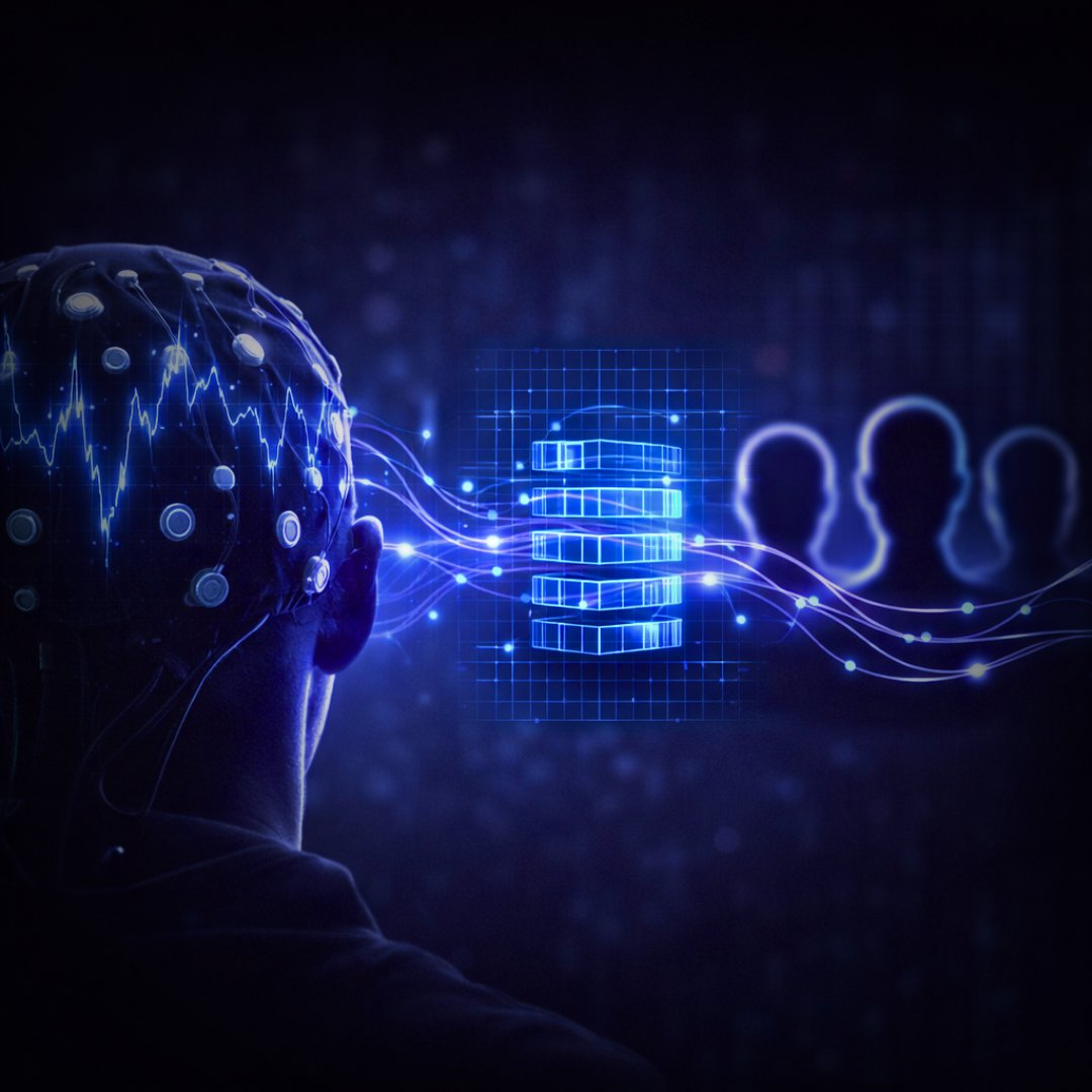 IEEEBrain's tweet image. #EEG signals vary wildly across people but #brain-computer interfaces need to generalize across users. A new @SciReports paper details a compact Swin Transformer that boosts subject-independent #BCI performance while cutting compute. Read it at: go.nature.com/45qp3nA #neurotech