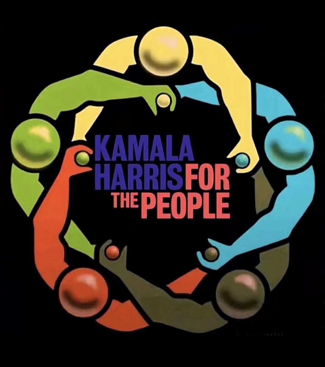 TrumpsHurricane's tweet image. What does Kamala Harris’s New Logo resemble to you ??