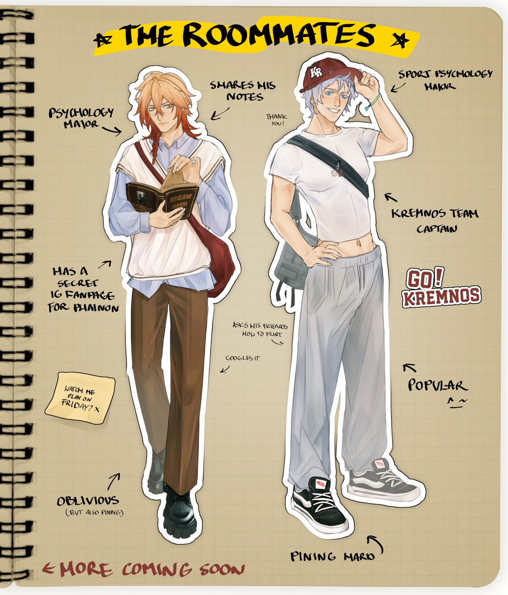 and they were roommates

#phaidei uni au