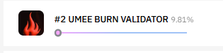 UX Chain # UMEE BURN VALIDATOR # Community Member tweet media