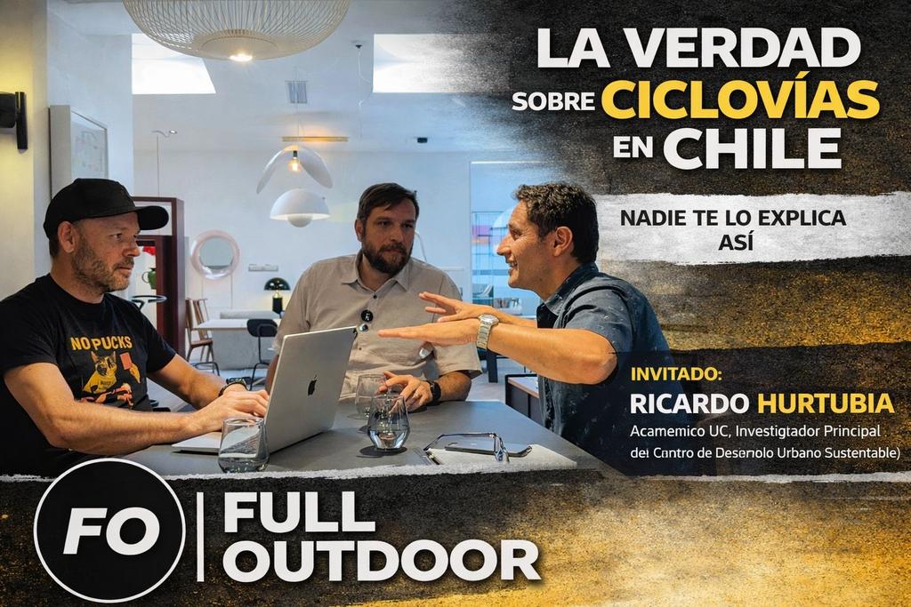 Participé en el podcast Full Outdoors, donde hablamos de ciclismo urbano y actividad física. Fue una conversación super entretenida e interesante. Se puede ver en este link: youtu.be/WtIIzvYNv40