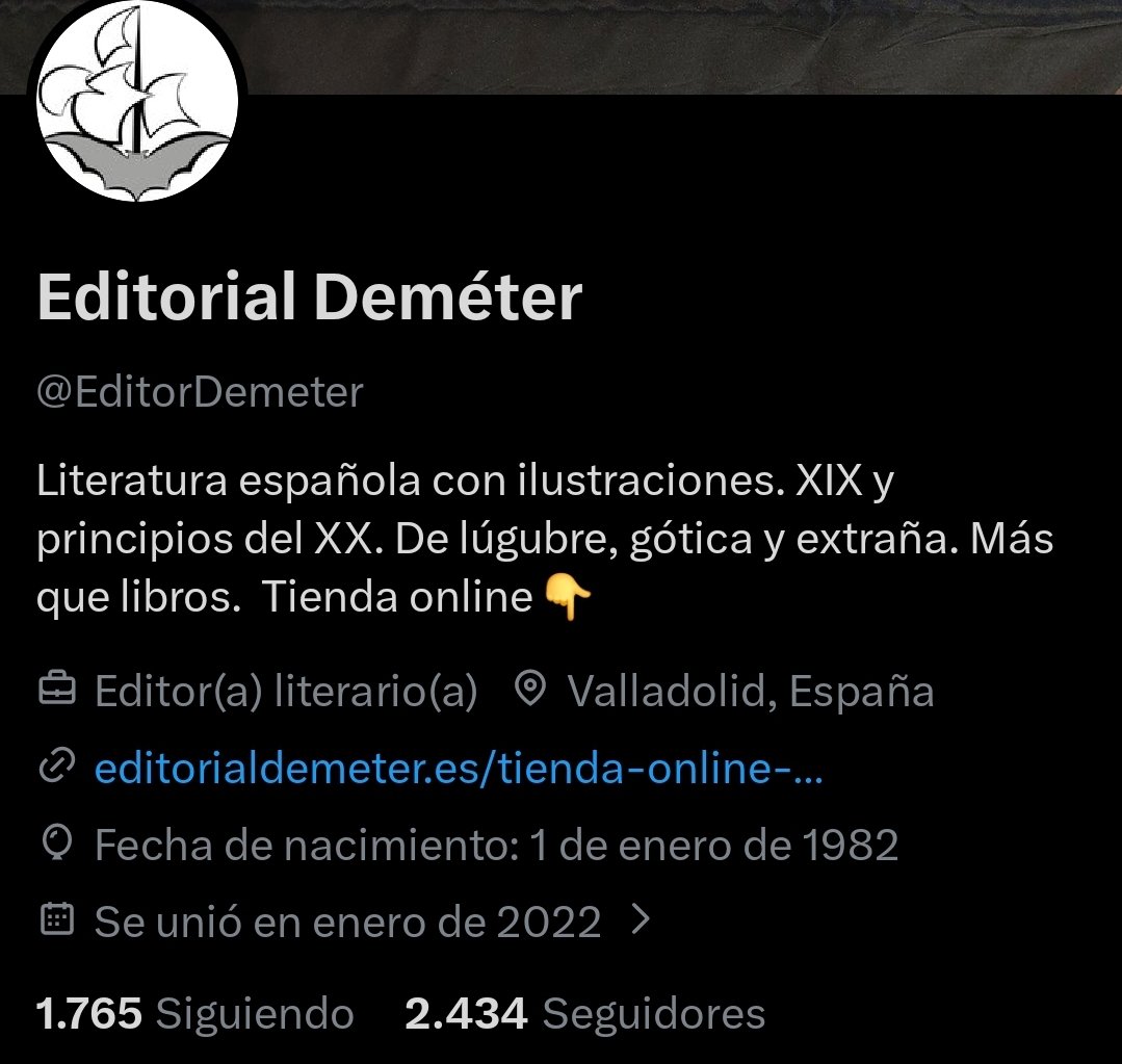 Objetivo de este año.
Llegar a 3000 lectores en esta cuenta. 

Seguro que conoces a alguien interesado en nuestras ediciones.

¿Nos recomiendas a 1 lector de esta red social?
#lectores #comunidadlectora