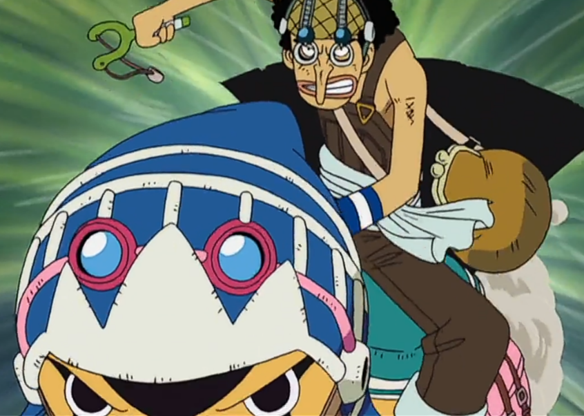 Soppyzone's tweet photo. I love how Usopp is drawn here I don't know why he looks so tough. https://t.co/ECFFqmxIxe