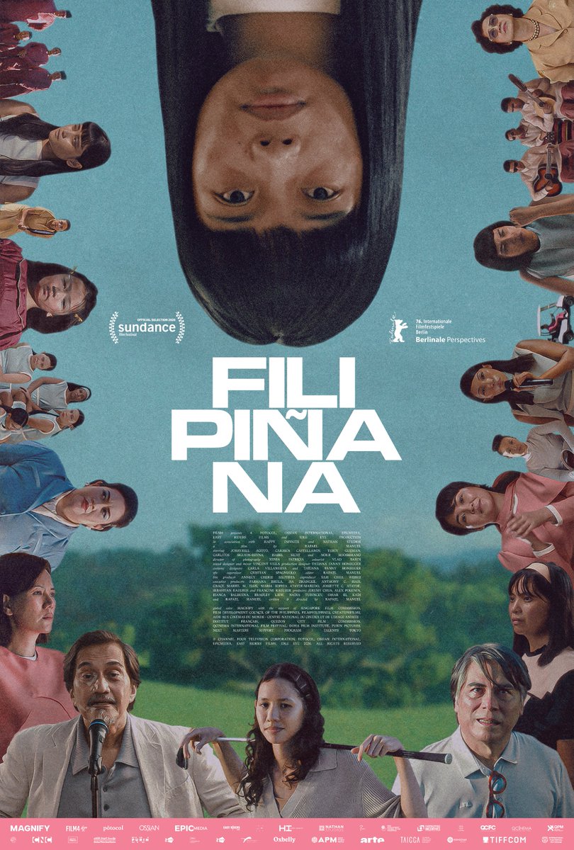 firstshowing's tweet image. First look poster (designed by Chuck Gonzales) for the film Filipiñana - premiering at #Sundance2026 in the World Comp. A satirical visually striking portrait of class, power, and what lies beneath at an exclusive country club in Manila. Exec produced by Jia Zhang-ke. #Filipiñana