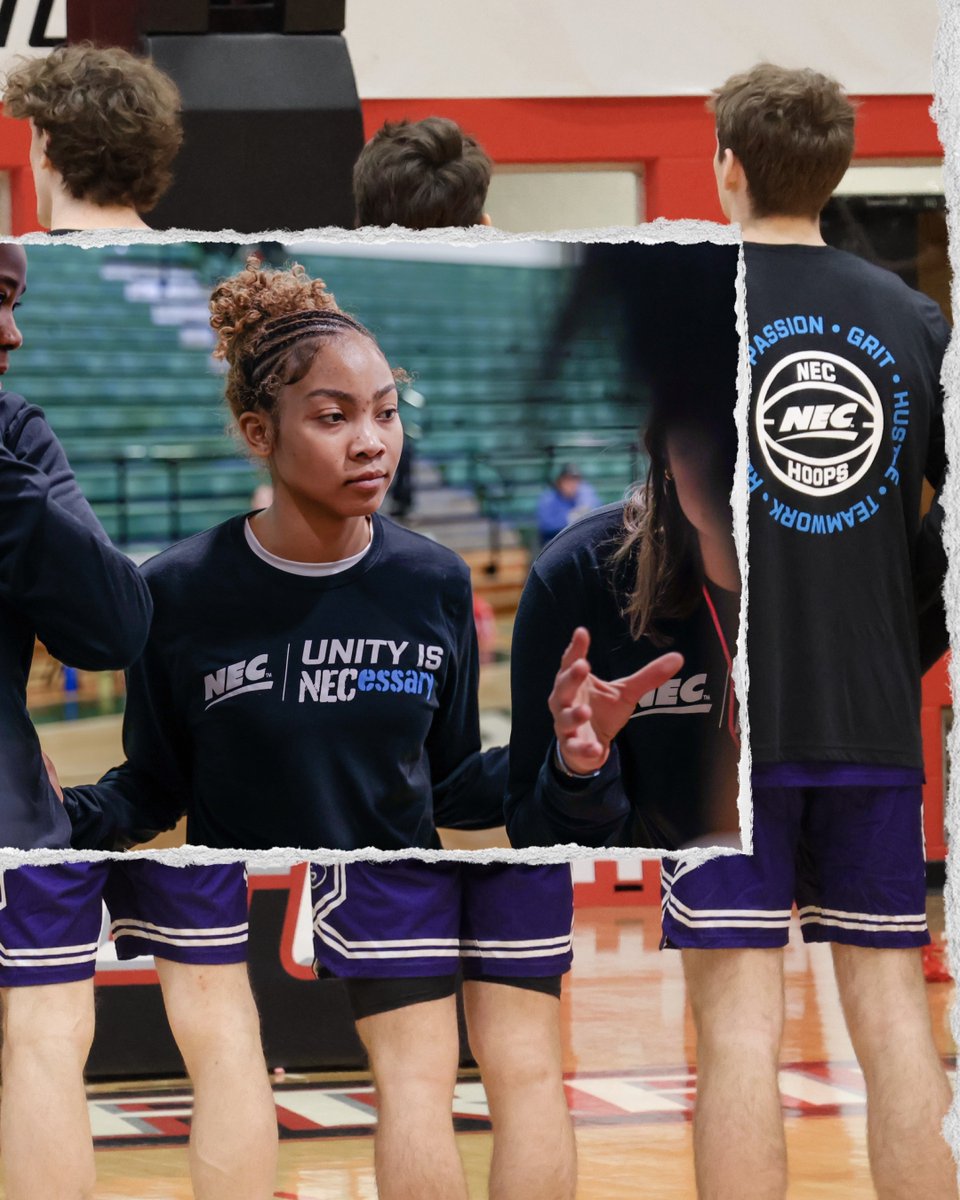 NECsports's tweet image. United beyond the game.#UNITY was on display across #NECHoops this #MLKDay Weekend.