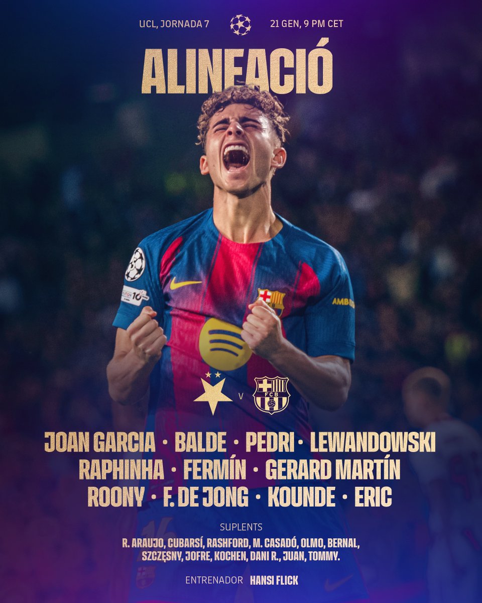 FCBarcelona_es's tweet image. 🚨 𝗕𝗔𝗥𝗖̧𝗔 𝗫𝗜 🚨