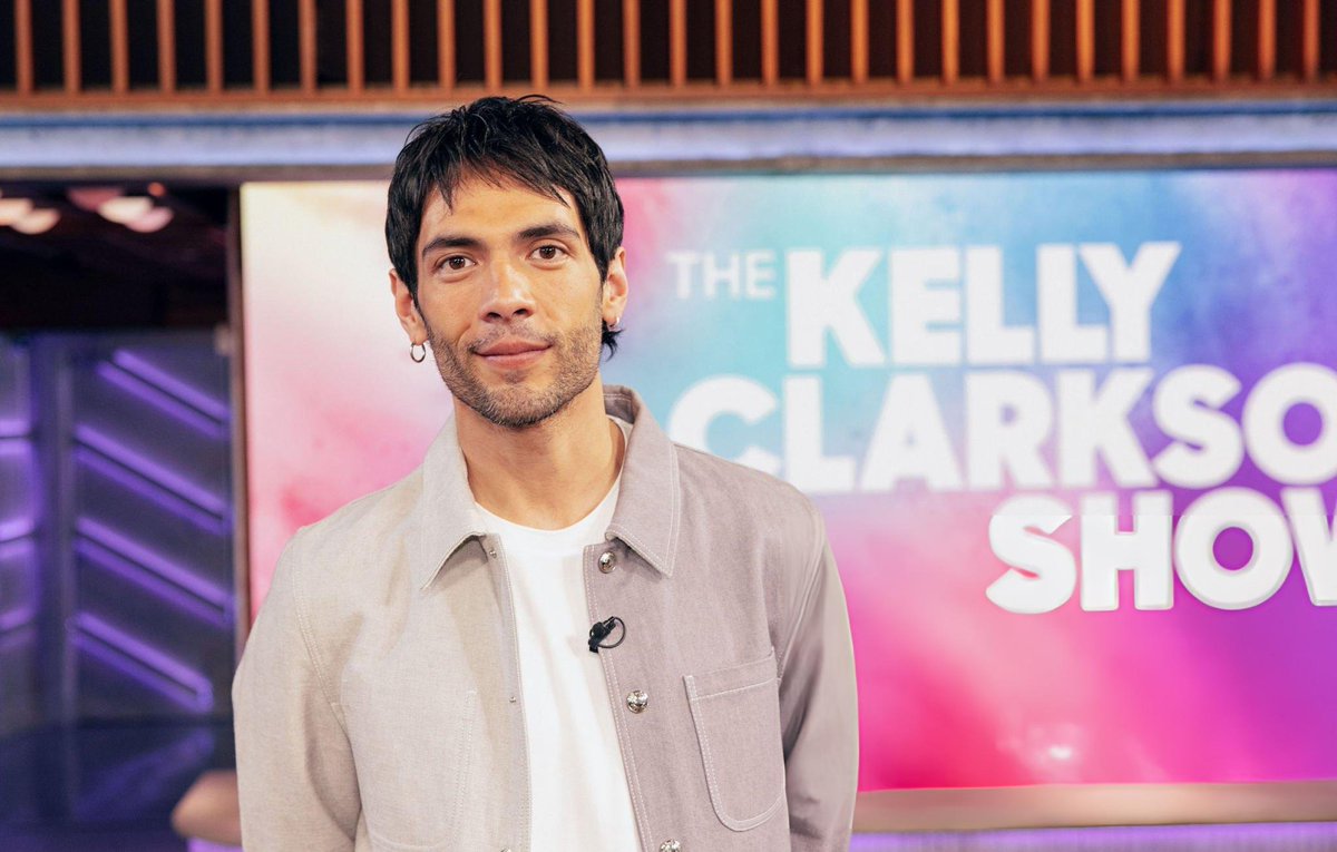 Diego Calva on The Kelly Clarkson Show.