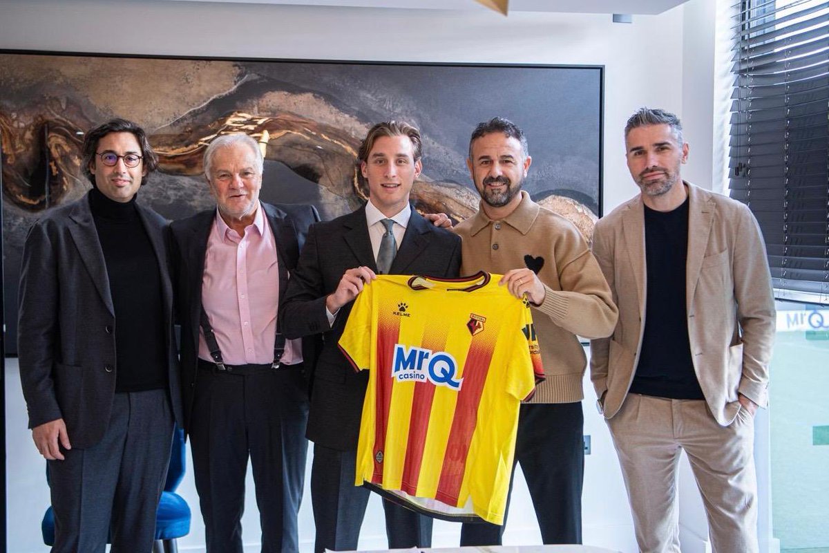 🚨🐝 Official, story confirmed: Edoardo Bove has joined Watford on six months deal plus option to extend. Huge signing for Watford. 💛🖤