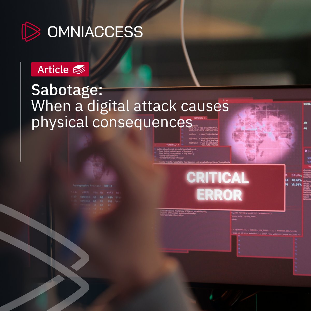 In a #CyberSecurity context, sabotage refers to deliberate actions taken by an attacker to disrupt, damage, or destroy maritime &amp; offshore operations through digital means. 

Read our article to find out how you can protect your operations: bit.ly/3LFE7XO