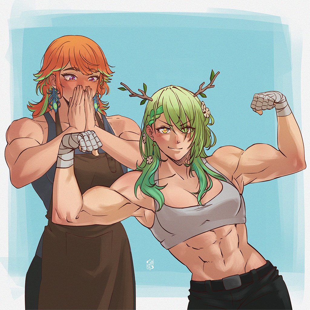 [Super late upload] 
Chicken Salad Commission~

Thank you <a href="/RowanHood12/">Rowan Hood 🐔🐦‍🔥🏳️‍⚧️</a> 🧡