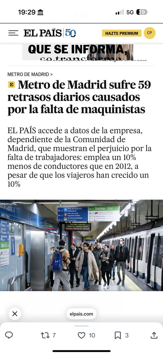 Vosotros habéis escuchado al PP decir algo sobre las 24.206 incidencias de Metro de Madrid en 2023?

O quejarse de que en un solo mes de 2025 hubo más de 200?