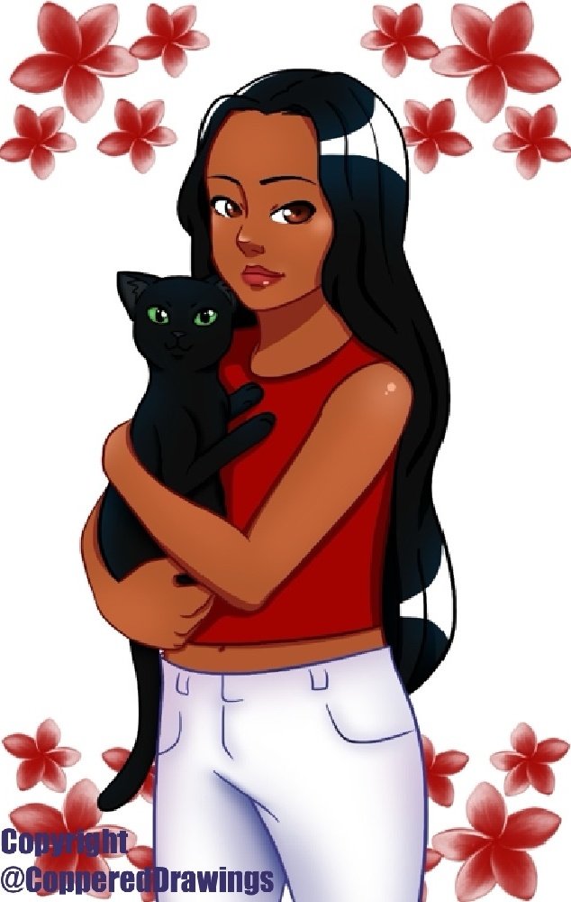 coppereddrawing's tweet photo. This artwork was done years ago dedicated to cuali, I remember being a fan of hers for her activism helping natives and I remember she had a kitty named Tecumseh.
#blackcatsrule #nativeamericanart #nativeamericancharacters #cualli #mexicangirls https://t.co/B5XVkh2edd