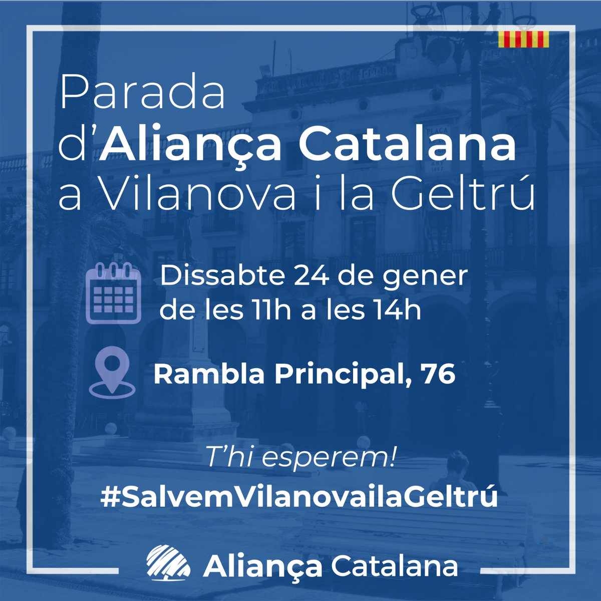 Garraf_AC's tweet photo. Aquest cap de setmana,

3 parades a 3 barris diferents.
Vilanova i la Geltrú diu prou.

Vine a la parada del teu barri i fes sentir la teva veu.

#SalvemVilanovailaGeltru amb @Garraf_AC 💙 https://t.co/GitxsQ0FwJ