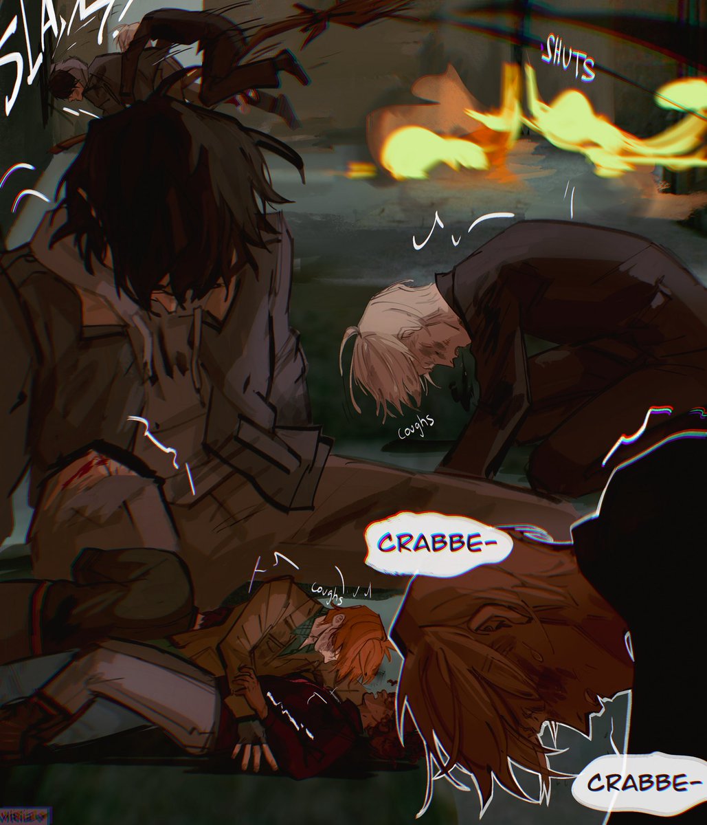 「leave it to Draco to fall asleep after a」|vika🌿🇺🇦のイラスト