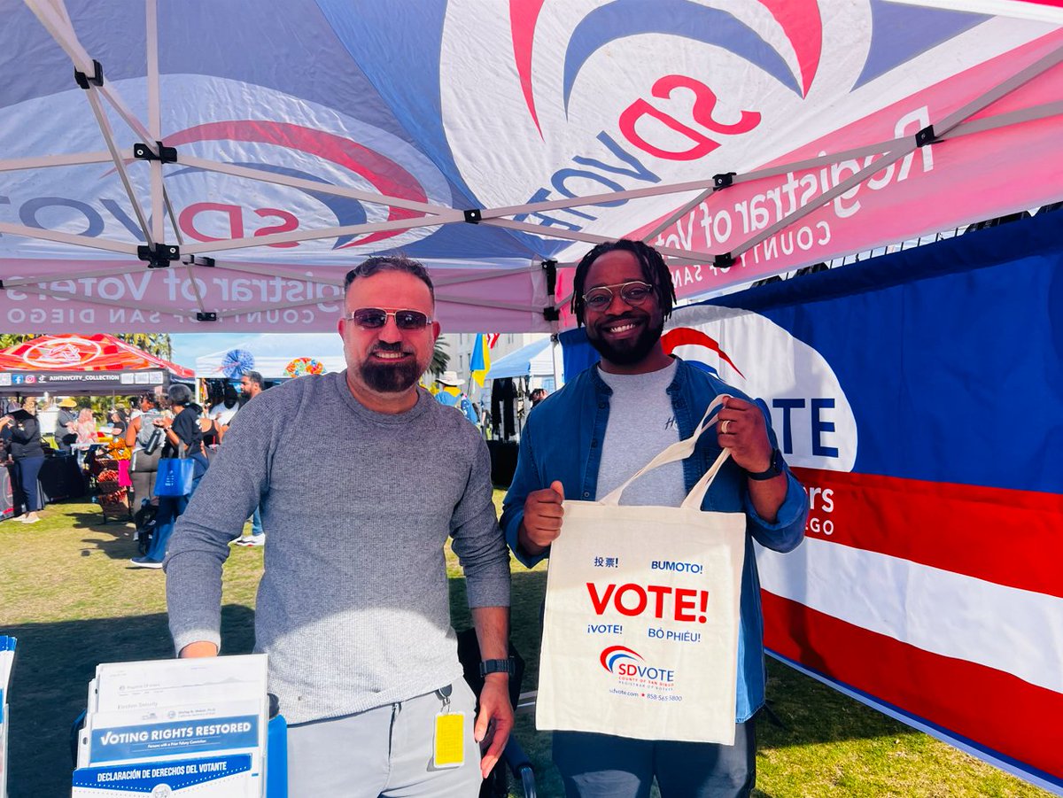 San Diego County Registrar of Voters tweet media