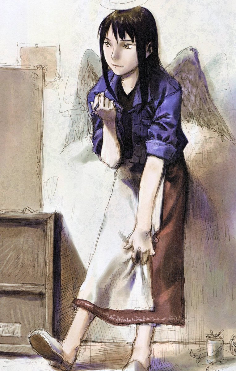 DailyHaibane's tweet image. Day 14
#灰羽連盟 #haibanerenmei