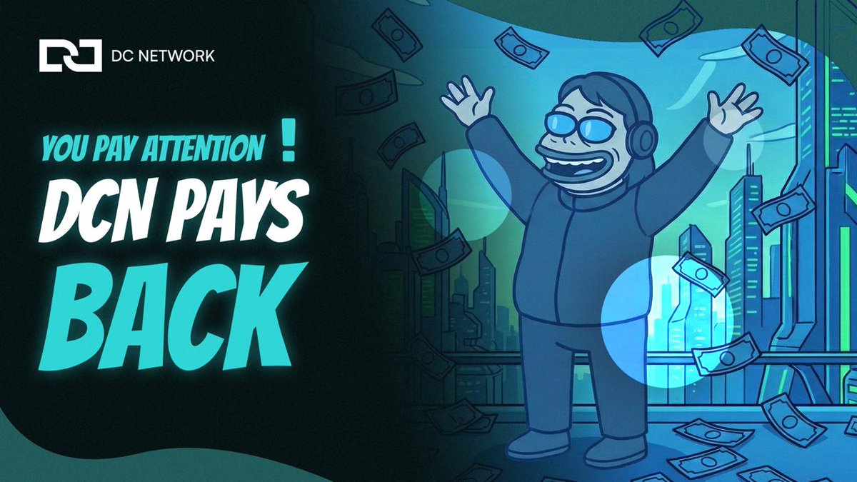 DCNetworkX's tweet image. Attention has value.
Most platforms take it.
DC Network🛜 gives it back.

The DC Network🛜 beta is live.
Early access won’t last — and late entry always costs more.

If you’re here, you’re early.
Join us now.