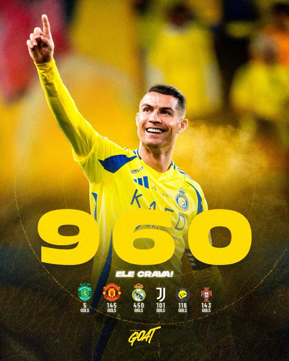 vivaronalldo7's tweet image. 960 🐐