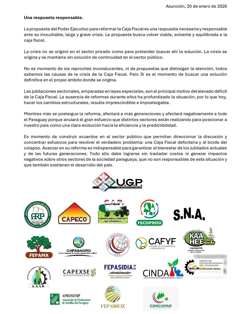 Unión de Gremios de la Producción tweet media