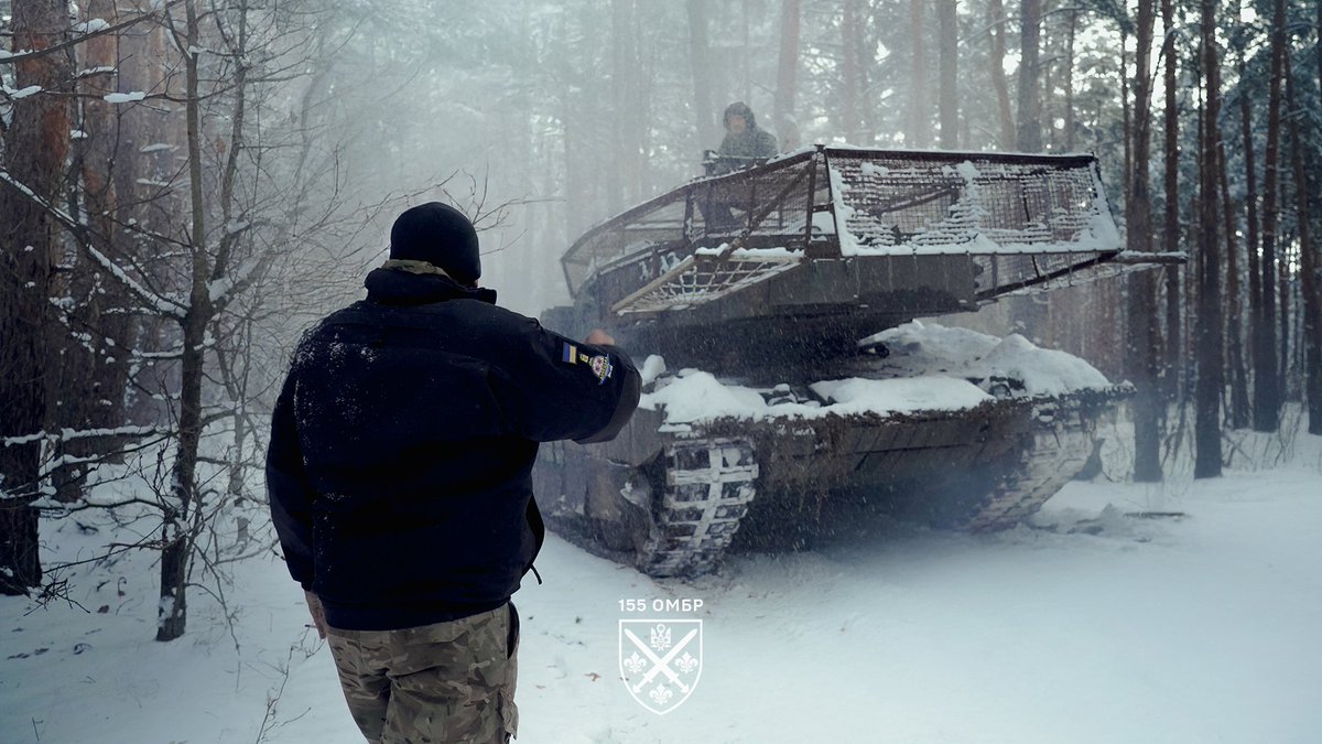 Ukrainian Leopard 2A4 of the 155 Mechanized Brigade, January, 2026.