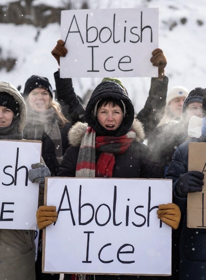 Freezing Canadians Call To Abolish Ice