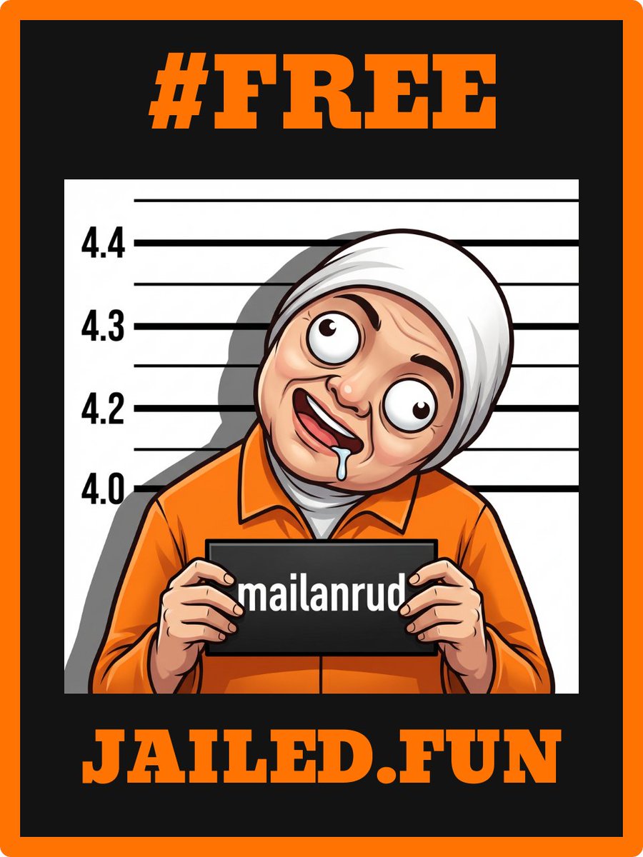 mailanrud's tweet photo. i got life sentence 😭💀

moving into @Jaileddotfun soon

[ drop your mugshot here👇] https://t.co/ahr7rwQajx