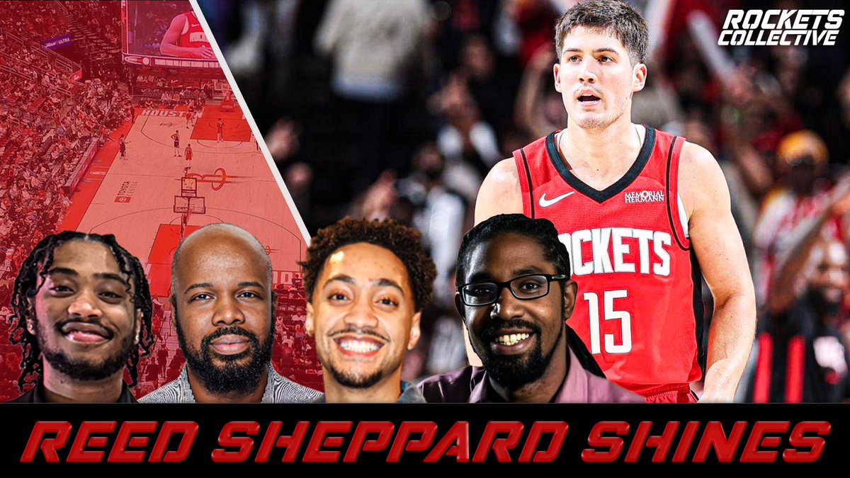 Rockets Collective is back tonight LIVE. Join us tonight at 7:30 CT as we talk Rockets comeback win, Tari Eason return, Reed Sheppard's big game, and a lot more.

Also drop your questions during the show and we will get to as many as we can at the end of the show.