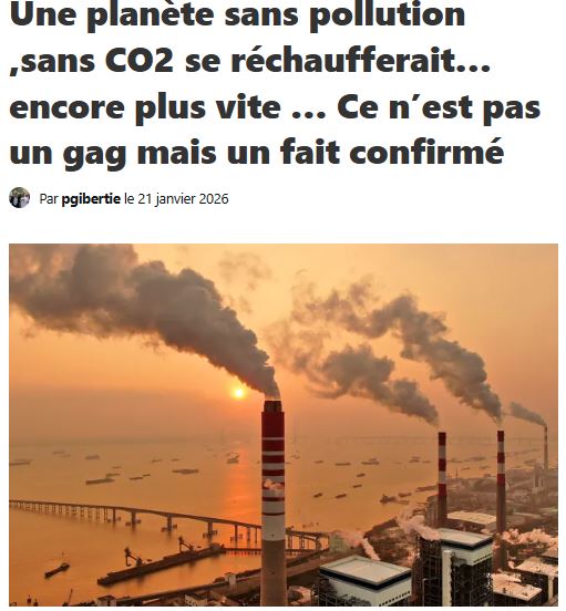 Paradoxe climatique : même sans émissions humaines (CO₂ inclus), la planète se réchaufferait plus vite à court et moyen terme. La cause principale n’est pas le #CO2 mais la disparition des aérosols, qui masquaient jusqu’à 1 °C de réchauffement 👇sciencedirect.com/science/articl…