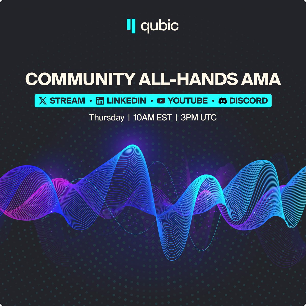 _Qubic_'s tweet image. Join the Qubic team and community live on Thursday, January 22nd at 10:00 AM EST | 3PM UTC via X livestream.

This is your chance to get the inside scoop on everything happening across Qubic. We're pulling back the curtain so you can see exactly what each department has been…