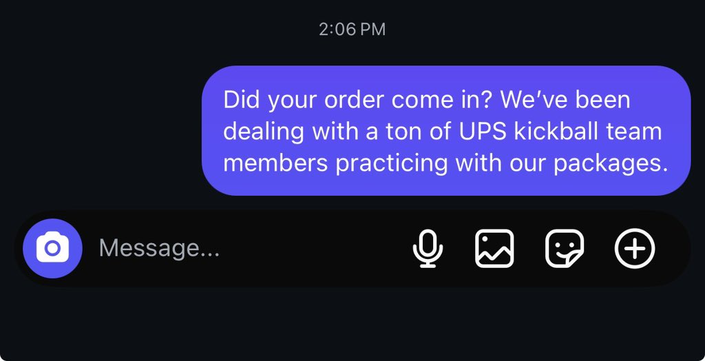 Actual message I had to send today 👀