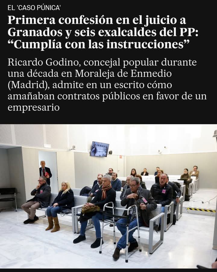 Esto sale en pocos medios... No sale en telediarios, ni nada de eso... Pues se está juzgando a un sinvergüenza de los más grandes y esto no puede pasar sin que el personal lo sepa...