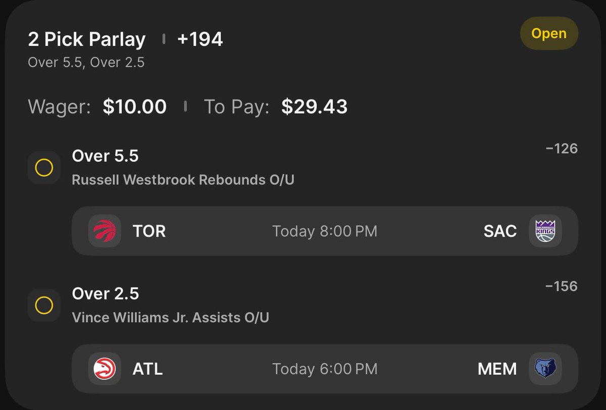 AnthoApes's tweet image. 🪜 Day 1 🪜

#Ladder #Day1 #Locks #NBA #Bets #Slips #Parlays #PlayerProps #SameGameParlay #SportsBetting #GamblingTwitter #DraftKings