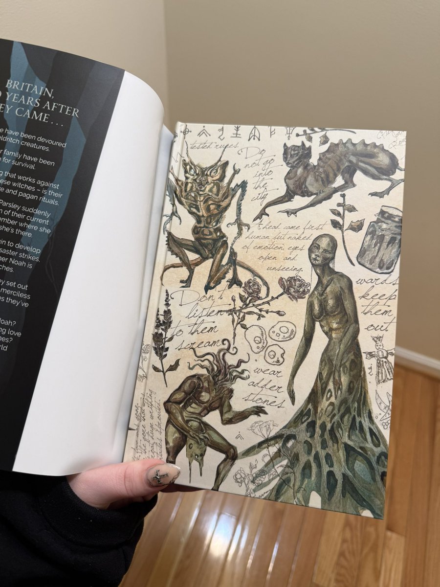 sleepydahlias's tweet image. Look at this stunning copy of We Call Them Witches by India-Rose Bower for the January Evernight box
