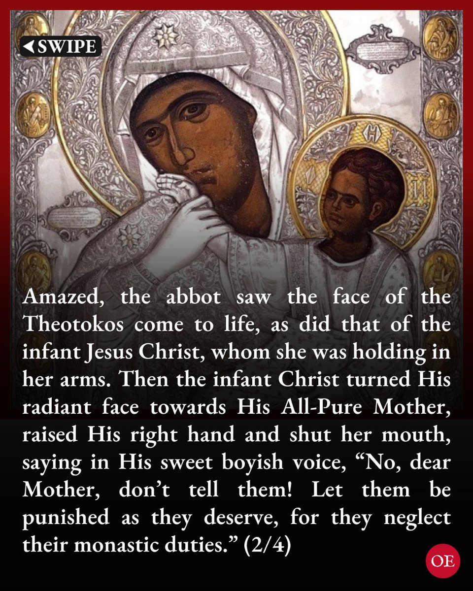 OrthodoxEthos's tweet image. The wondrous story of the miracle-working icon of the All-Holy Theotokos "Paramythia" ("Consolation"), celebrated today, on January 21st.