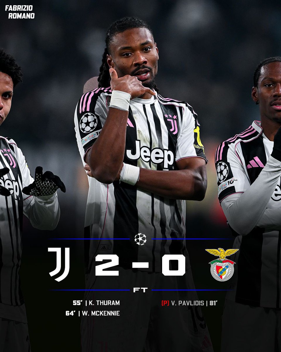 Juventus beat Benfica! ⚪️⚫️ Who’s been your Man of the Match?